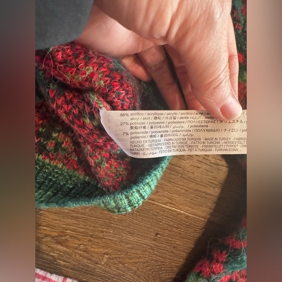 Zara Floral Jacquard Knit Cropped Long Sleeve Button Front Cardigan Sz Sm EUC - Picture 8 of 9